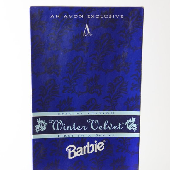 NWB 1995 An Avon Exclusive Winter Velvet Barbie - Picture 6 of 11